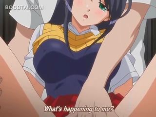 Bị kích thích hentai trẻ mademoiselle nhận cô ấy squirting lồn trêu chọc